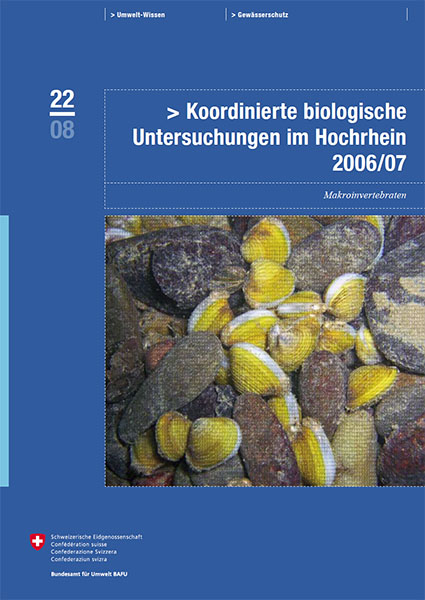 2008 Koordinierte biologische Untersuchungen Hochrhein 2006 2007 Makroinvertebraten